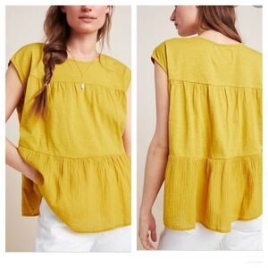 VELVET BY GRAHAM & SPENCER ANTHROPOLOGY TIERED TOP